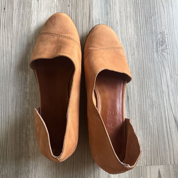 1.State Cacie Camel Leather Slip On Size 7 - Picture 7 of 8